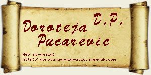 Doroteja Pucarević vizit kartica